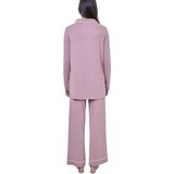 Pyjama's - Effen - 2-delige Pyjamaset - Rozenhout - Voor Tijdens de Zwangerschap