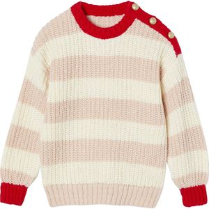 Vertbaudet Matchy matchy gestreepte meisjestrui familie-capsulecollectie