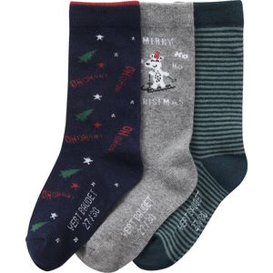 Huissokken - Set van 3 - Multicolor - Tricot - Voor Jongens