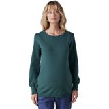 ENVIE DE FRAISE Fijn gebreide trui met gouden knoopdetail ENVIE DE FRAISE