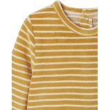 Vertbaudet - Set van 2 - Fluwelen Slaappakjes - Effen en Gestreept