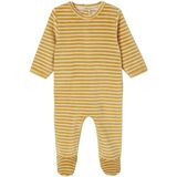 Vertbaudet - Set van 2 - Fluwelen Slaappakjes - Effen en Gestreept