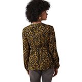 Blouse - Bloemenprint - 100% Viscose - Gekruiste Halslijn