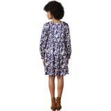 Jerseyjurk - Camouflage Bloempatroon - Lange Pofmouwen - 100% Viscose