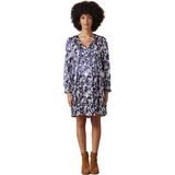Jerseyjurk - Camouflage Bloempatroon - Lange Pofmouwen - 100% Viscose
