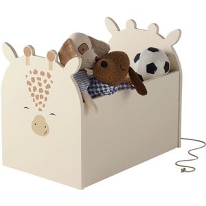 Fun House 713050 Eenhoorn speelgoedkist voor kinderen, vanaf 3 jaar, wit, roze