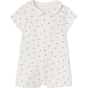 Boxpakje - Bloemetjes - Katoen - Korte Mouwen - Knoopsluiting