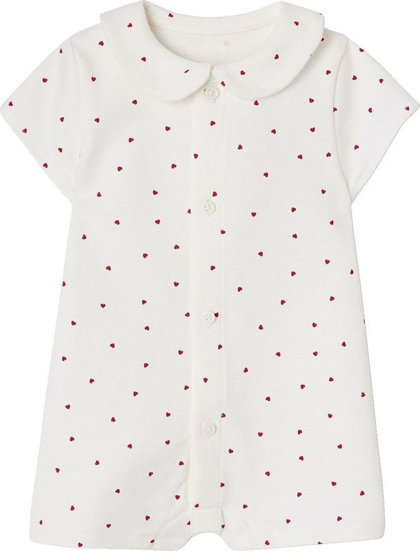 Boxpakje - Bloemetjes - Katoen - Korte Mouwen - Knoopsluiting