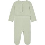 Vertbaudet - Babyset - Rompertje + Legging + Sjaal - Wit - 100% Biologisch Katoen