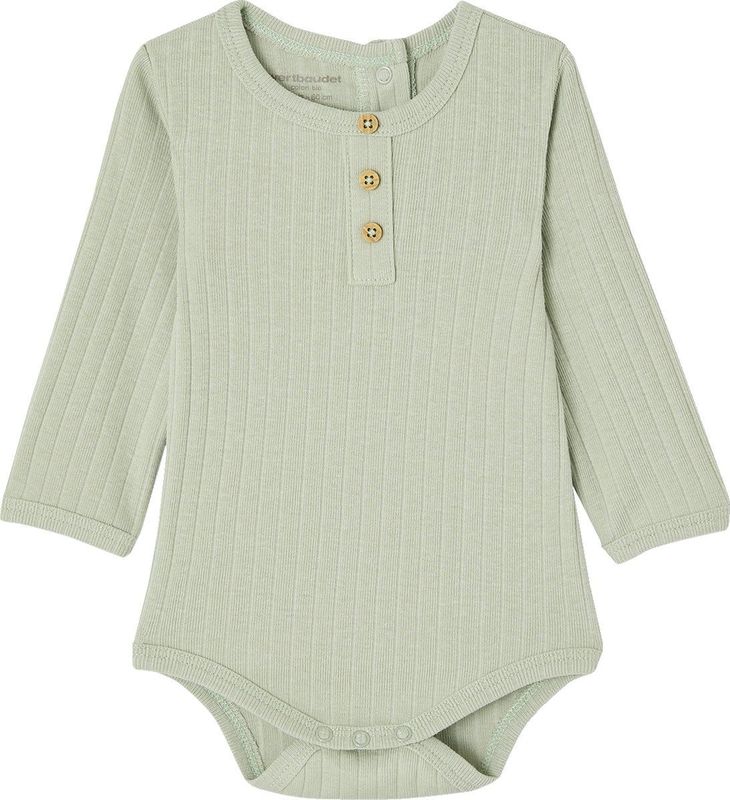 Vertbaudet - Babyset - Rompertje + Legging + Sjaal - Wit - 100% Biologisch Katoen