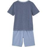 Set van 2 - Pyjamabroeken - Hemelsblauw - 80% Katoen, 20% Gerecycled Katoen