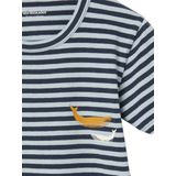 T-shirts - Set van 3 - Walvisprint - Korte Mouwen - Verschillende Kleuren - 95% Katoen