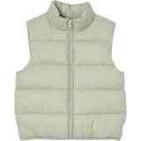 Licht - Mouwloze Donsjas - Saliegroen - 100% Polyamide - Warmte-index 1 Vlok