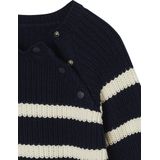 Jongenstrui - Gestreept - Marineblauw/Okergeel - 50% Katoen, 50% Acryl - Oeko-Tex Standard 100