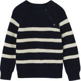 Jongenstrui - Gestreept - Marineblauw/Okergeel - 50% Katoen, 50% Acryl - Oeko-Tex Standard 100