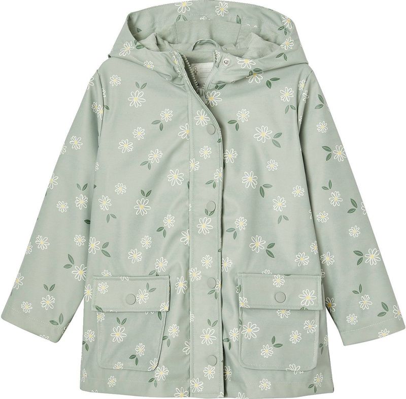 Vertbaudet - Bedrukte Meisjesregenjas - Met Capuchon