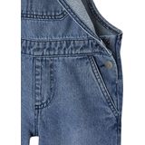 Tuinbroek - Denim - Gebleekt Effect - Verstelbare Schouderbandjes