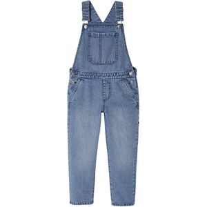 Tuinbroek - Denim - Gebleekt Effect - Verstelbare Schouderbandjes