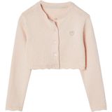 Kort - Meisjesvest - Lichtroze - 67% Katoen, 33% Polyamide