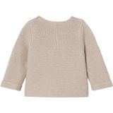 Basics vestje 100% katoen gemêleerd beige
