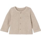 Basics vestje 100% katoen gemêleerd beige