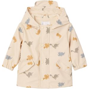 Regenjas - Dinosaurusmotief - Polyester - Gevoerde Capuchon