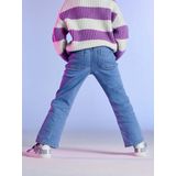 Vertbaudet - Uitlopende Meisjesjeans - Jeans - Denim - 99% Katoen, 1% Elastaan