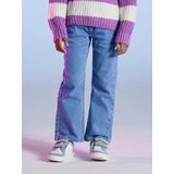 Vertbaudet - Uitlopende Meisjesjeans - Jeans - Denim - 99% Katoen, 1% Elastaan