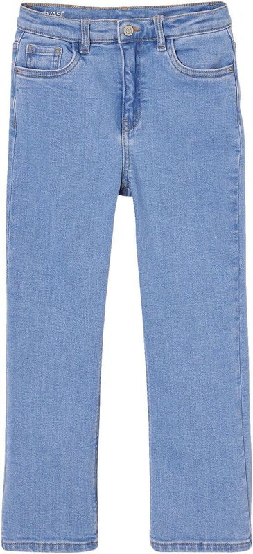 Vertbaudet - Uitlopende Meisjesjeans - Jeans - Denim - 99% Katoen, 1% Elastaan