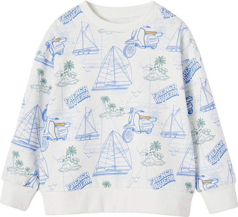 Jongenssweater - Potlood - Sweater - Ecru - 80% Katoen, 20% Gerecycled Polyester