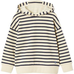 Jongenssweater - Gestreept - Katoen - Gevoerde Capuchon