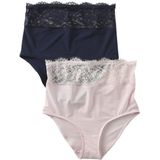 ENVIE DE FRAISE - Set van 2 - Zwangerschapsbroeken - Marineblauw - Hoge Taille