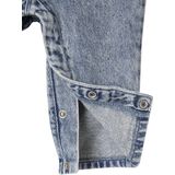 Babyset - T-shirt + Tuinbroek - Gestreept - Denim - 0-18 Maanden