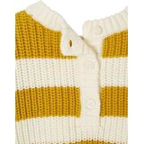 Gestreepte - Babytrui - Mosterdgeel - Katoen