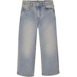 Wijde Jeans - Ongewassen Denim - 100% Katoen - Meisjes