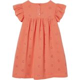 Vertbaudet - Bloemetjesjurk - Jurk - Katoen - Geborduurd met Knoopsluiting