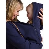 Evolutieve Rits-Sweatshirt - Marineblauw - Met Babybeschermer