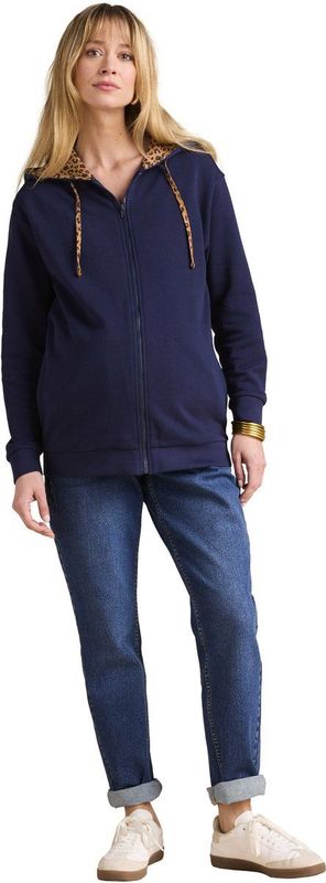 Evolutieve Rits-Sweatshirt - Marineblauw - Met Babybeschermer