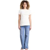 Wijde Zwangerschapsjeans - Denim - Blauw - 79% Katoen, 20% Gerecycled Katoen, 1% Elastaan