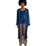 Before and After - Homewear Set - Marineblauw - 3-delig - Geschikt voor zwangerschap en borstvoeding