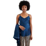 Before and After - Homewear Set - Marineblauw - 3-delig - Geschikt voor zwangerschap en borstvoeding