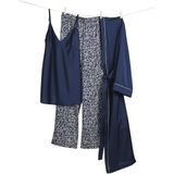 Before and After - Homewear Set - Marineblauw - 3-delig - Geschikt voor zwangerschap en borstvoeding