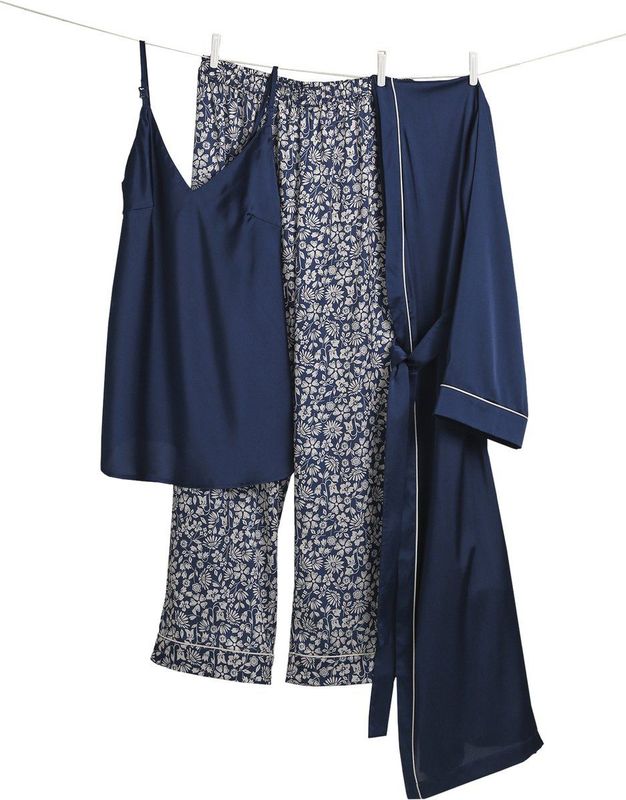 Before and After - Homewear Set - Marineblauw - 3-delig - Geschikt voor zwangerschap en borstvoeding