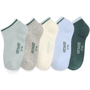 Vertbaudet - Set van 5 Paar - Huissokken - Ribstof - Jongens