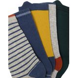 Vertbaudet - Set van 5 Paar - Huissokken - Multicolor - Zacht en Slijtvast Breisel