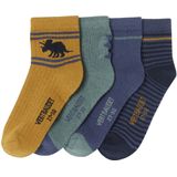 Vertbaudet - Set van 4 Paar - Sokken - Voor Jongens - Dinosaurus Motieven