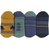 Vertbaudet - Set van 4 Paar - Sokken - Voor Jongens - Dinosaurus Motieven