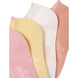 Vertbaudet - Set van 4 Paar Meisjessokken - Geassorteerde Kleuren - Huissokken