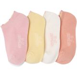 Vertbaudet - Set van 4 Paar Meisjessokken - Geassorteerde Kleuren - Huissokken