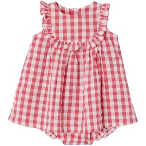 Set - Jurk en Broekje - Ruitjesprint - Seersucker - Lichtgewicht Katoen
